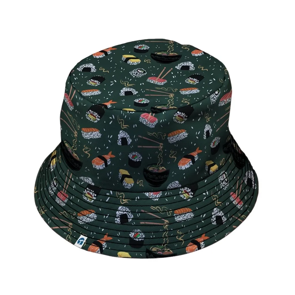 OÌishi Sushi Green Bucket Hat