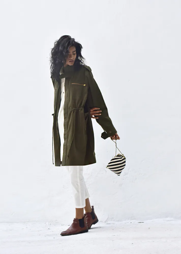 Olive Parka Jacket