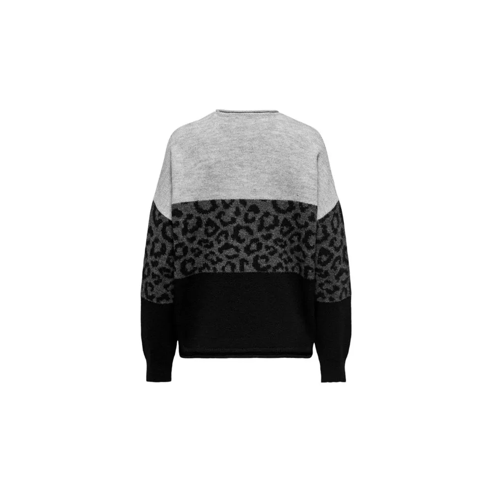 Only Gray Acrylic Sweater