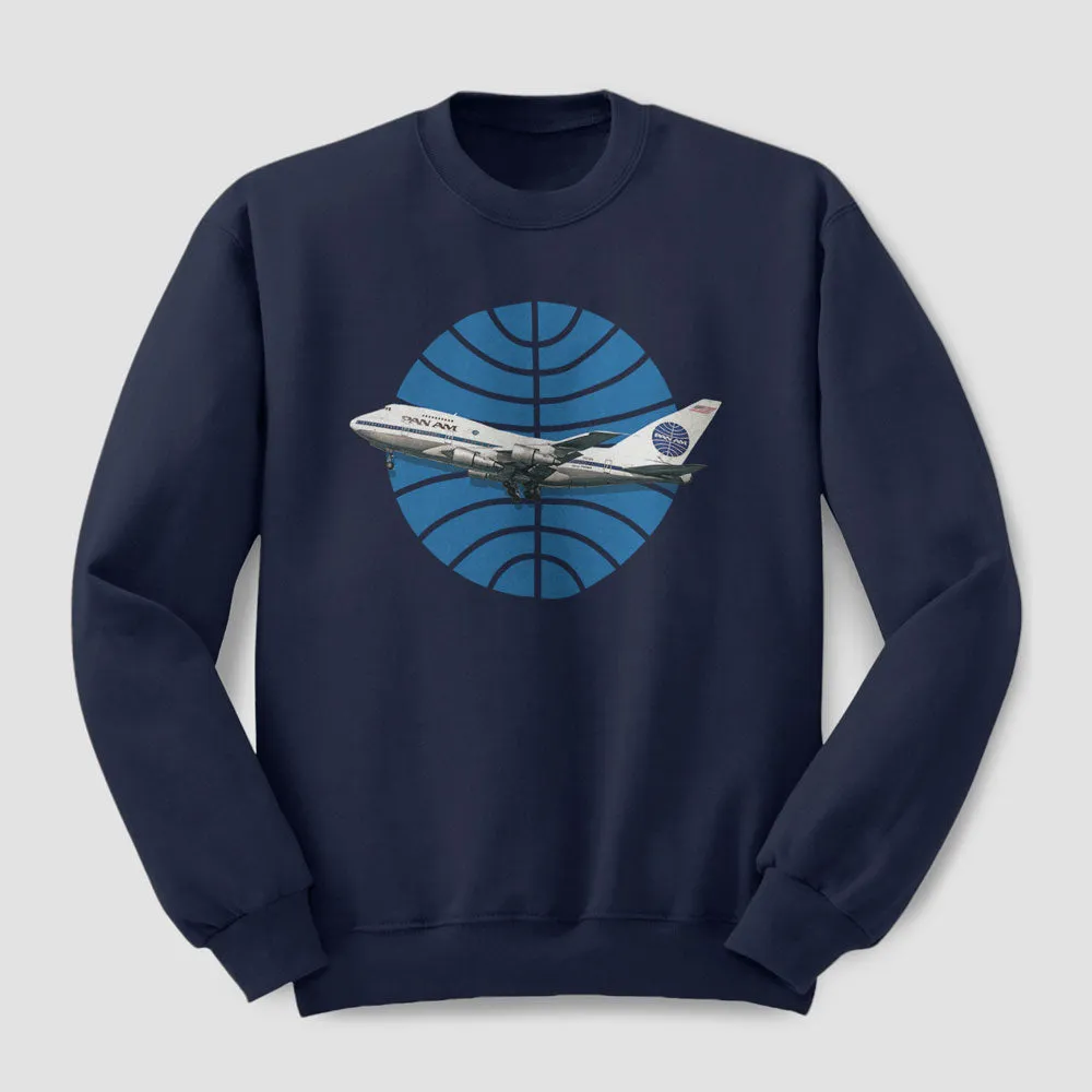 Pan Am Logo Airplane - Sweatshirt