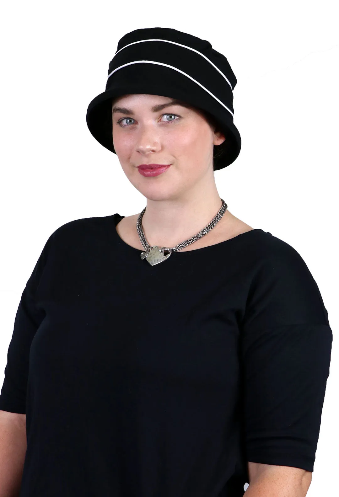 Pippin Cotton Cloche Hat Chemo Headwear for Women 50  UPF Sun Protection