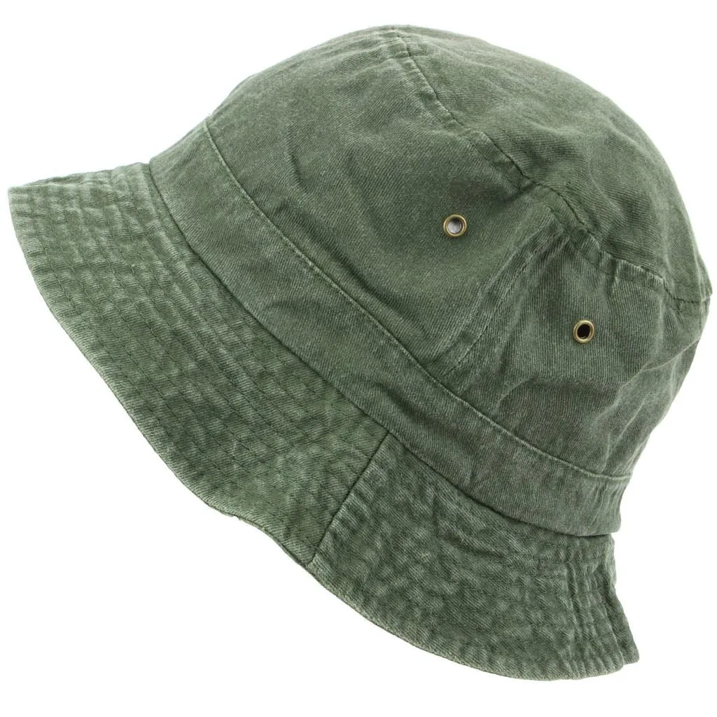 Pre-washed Bucket Hat - Green