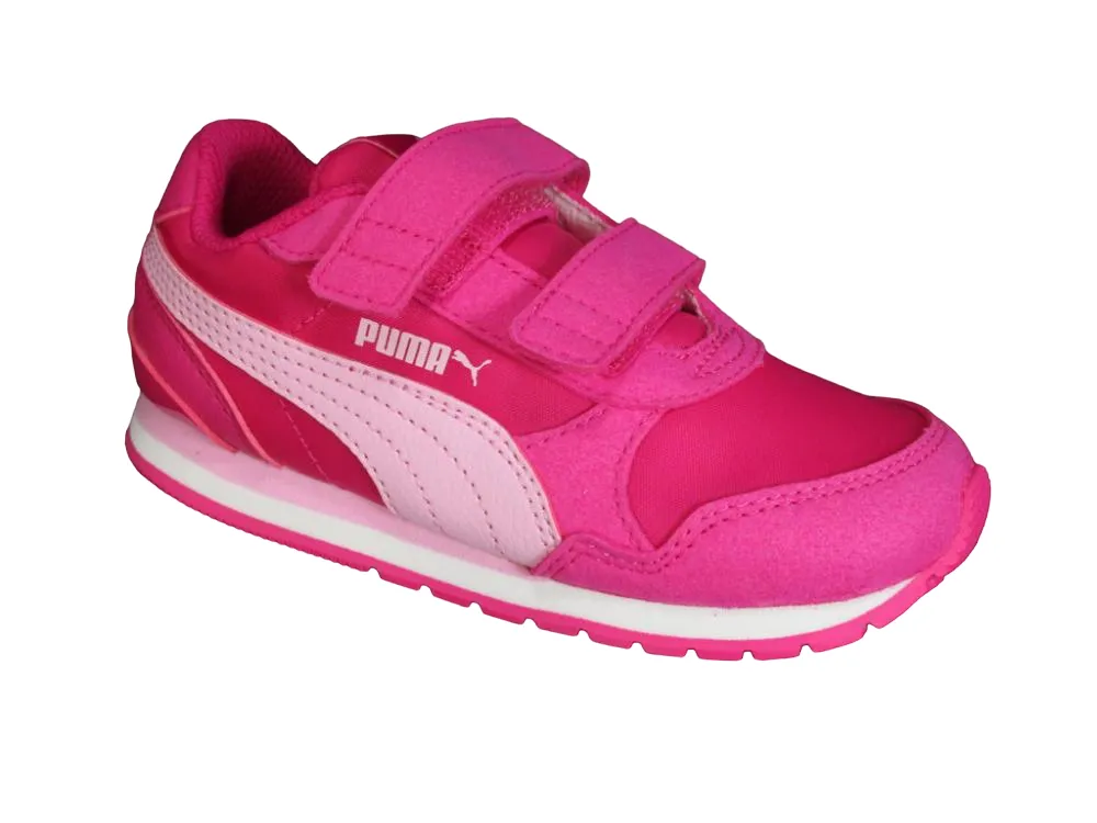 Puma scarpa con velcro da bambina Runner v2 365295 12