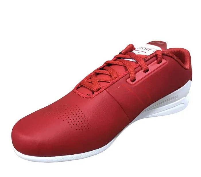 Puma scarpa sneakers da uomo Ferrari Drift Cat 8 306818 02 rosso bianco