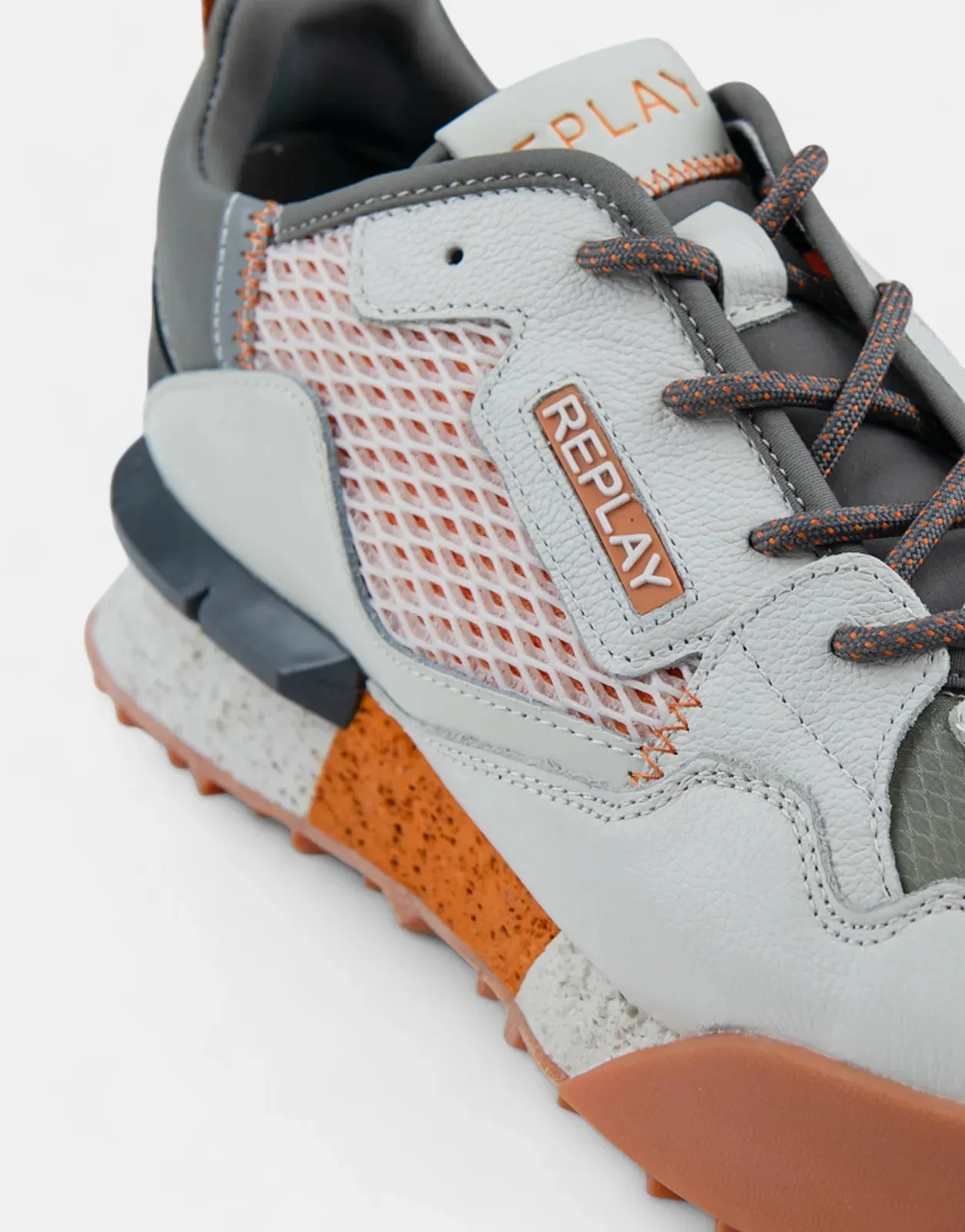 Replay Field Classic Grind Tofu/Orange Sneakers