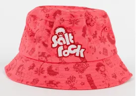 Saltrock Tiki Tok - Kids Bucket Hat - Red/Blue