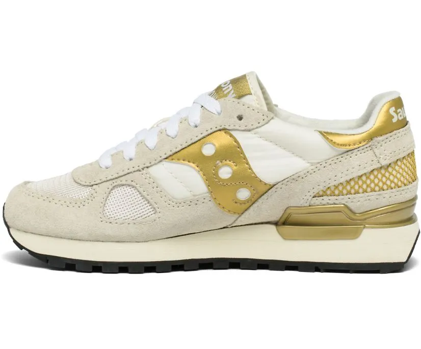 Saucony Originals scarpa sneakers da donna Shadow S1108-720 bianco-oro