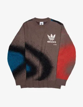 SFTM x Adidas 003 Brown Jacquard Sweater