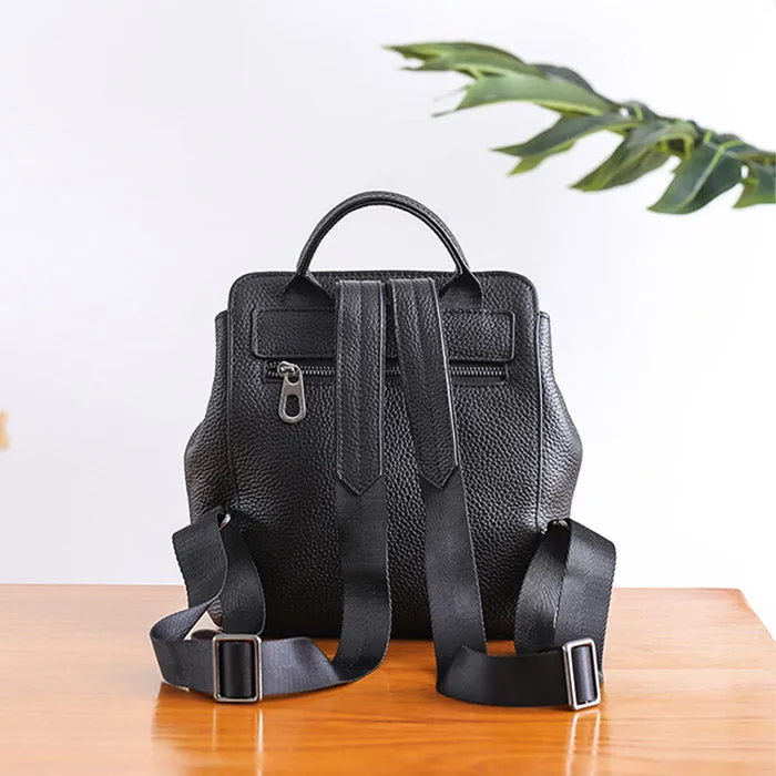 Small Womens Leather Backpack Purse Cute Backpacks for Women