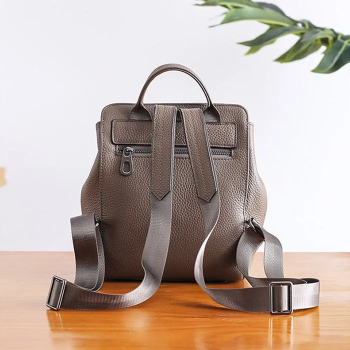 Small Womens Leather Backpack Purse Cute Backpacks for Women