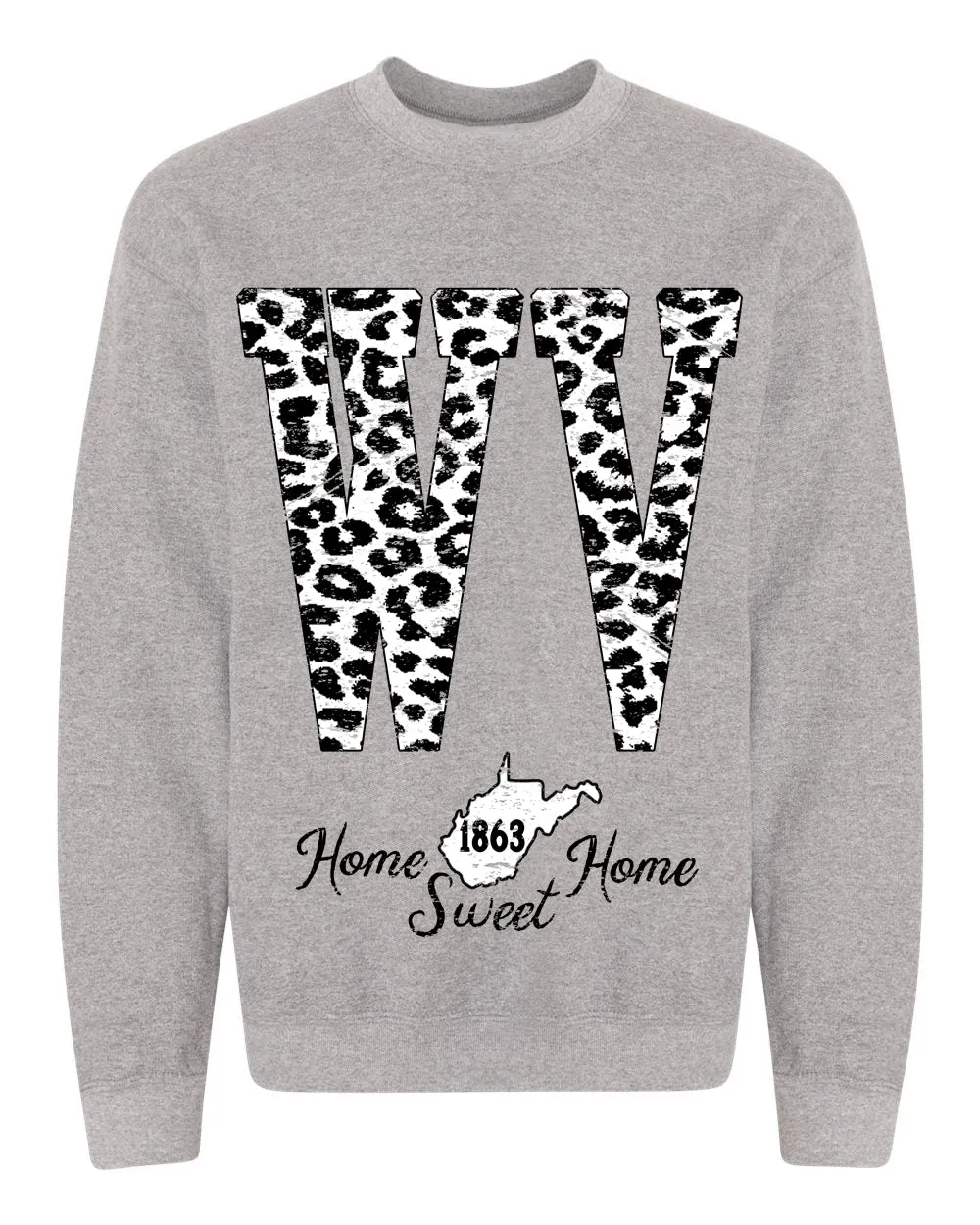 Snow Leopard State Sweatshirt (AR, KS, MO, OK, TX, GA, SD, WV)