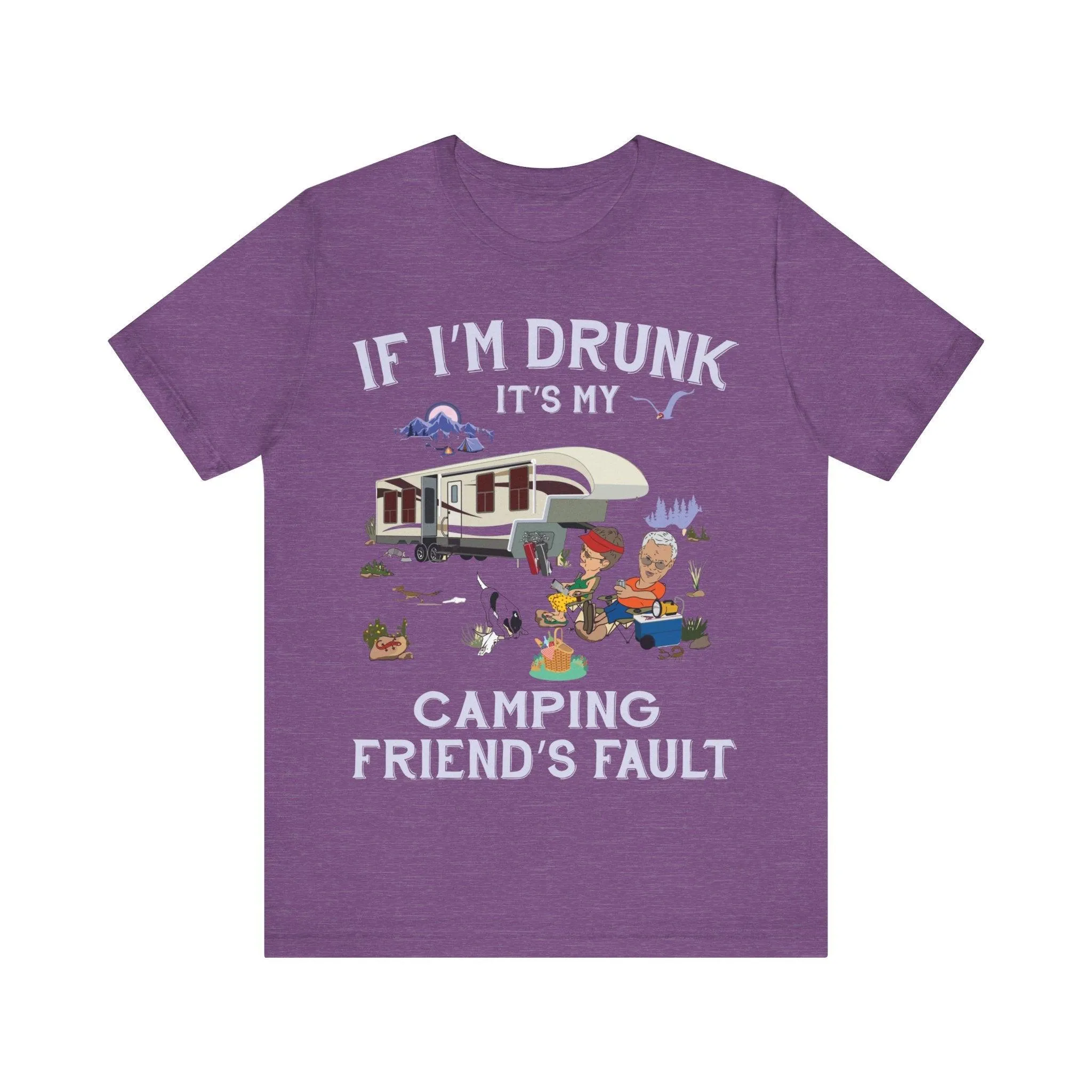 Summer Camp Drunk Camping Buddy T Shirt