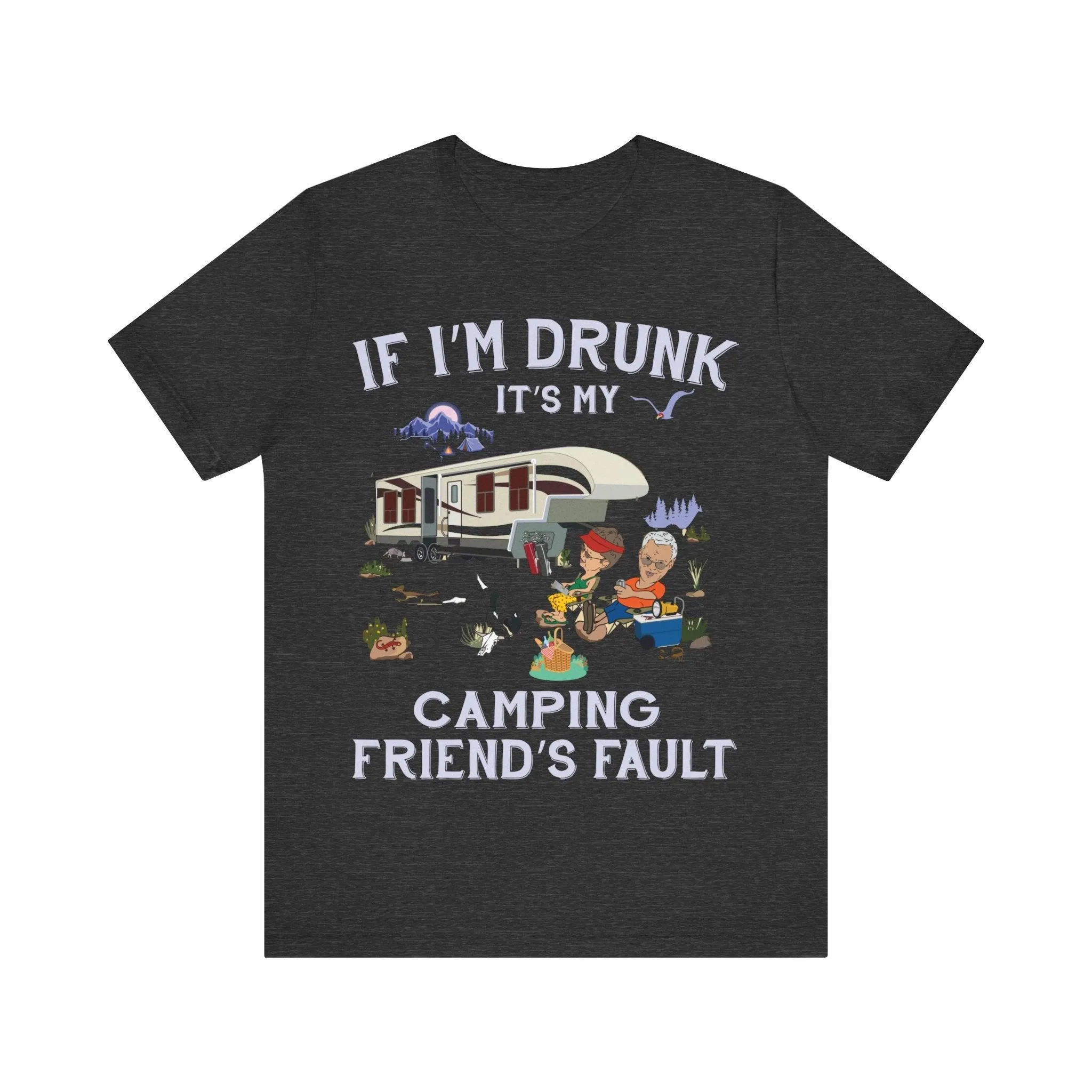 Summer Camp Drunk Camping Buddy T Shirt