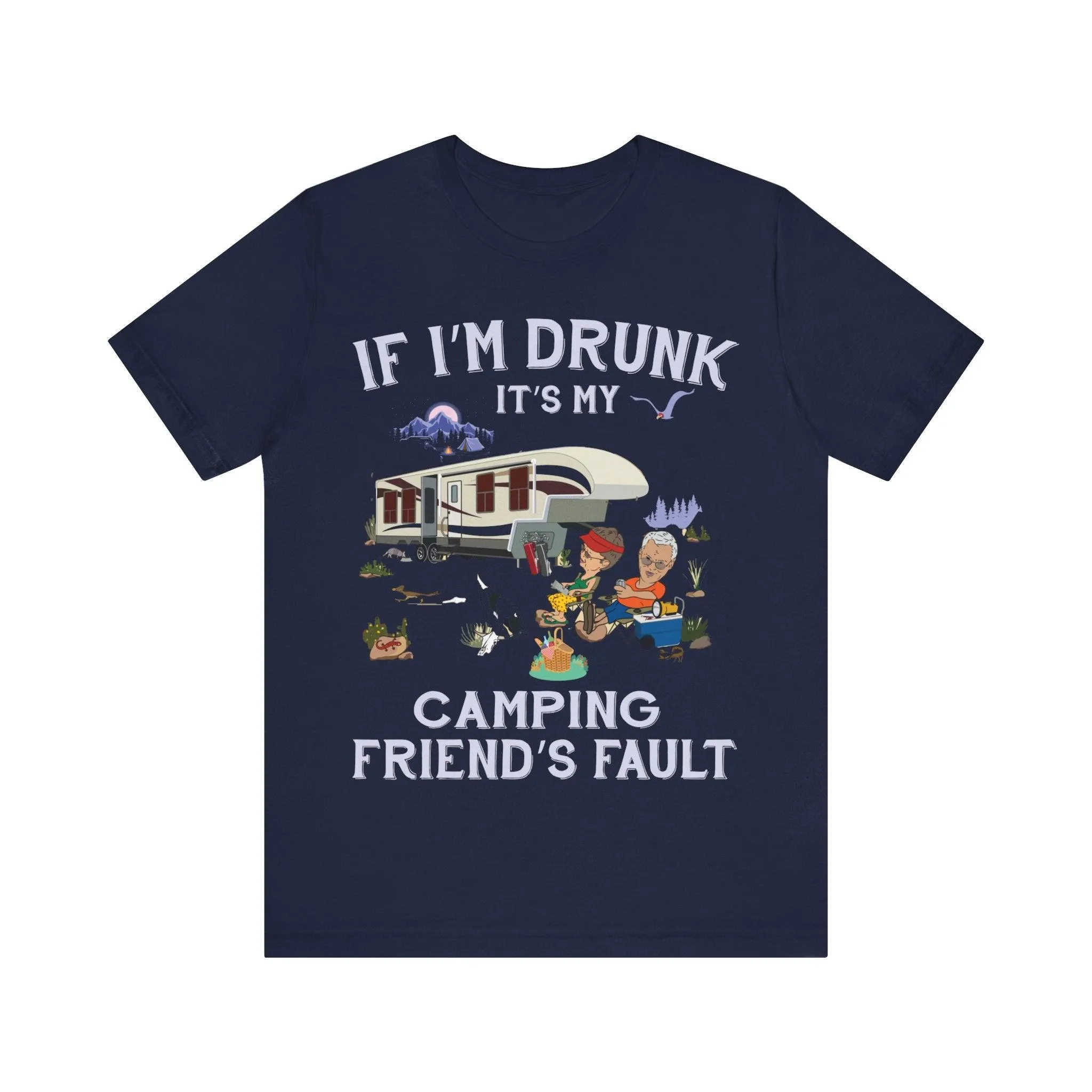 Summer Camp Drunk Camping Buddy T Shirt