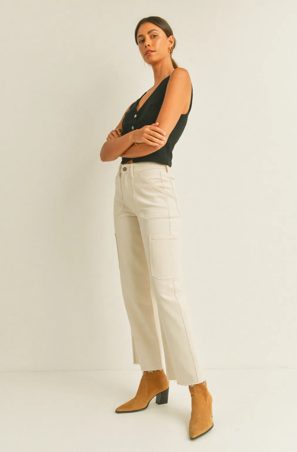 The Cargo Pant (Cream)