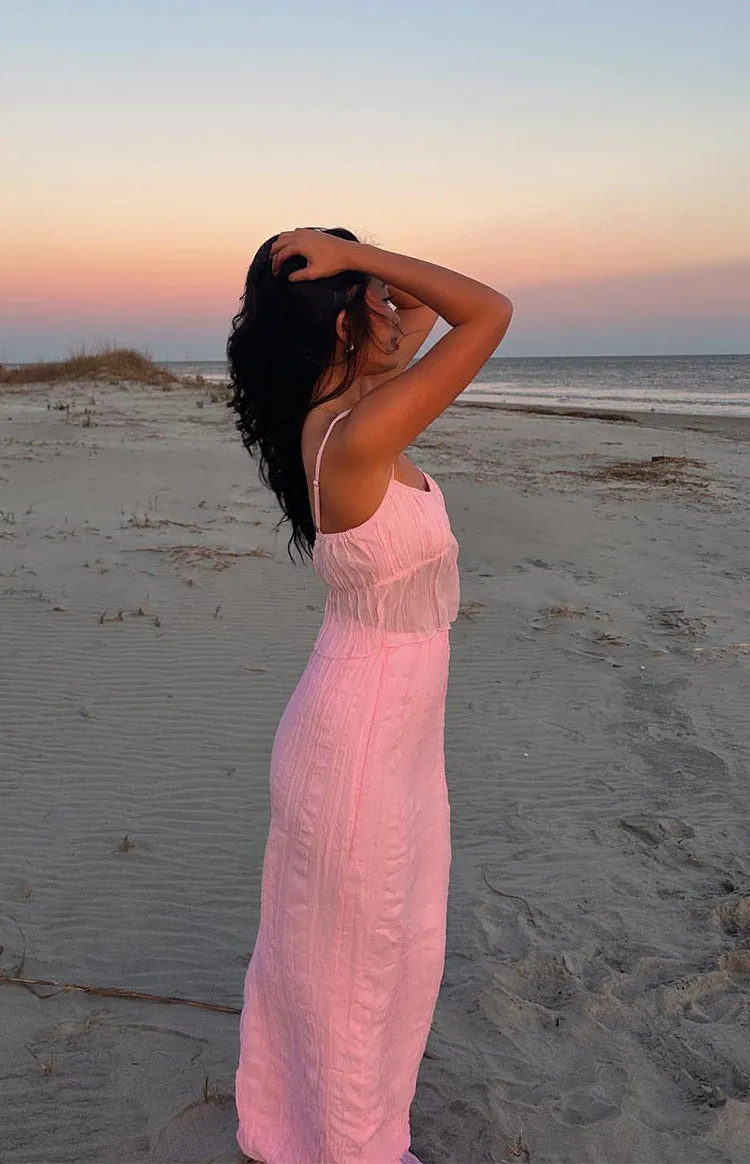 The Moment Pink Maxi Skirt