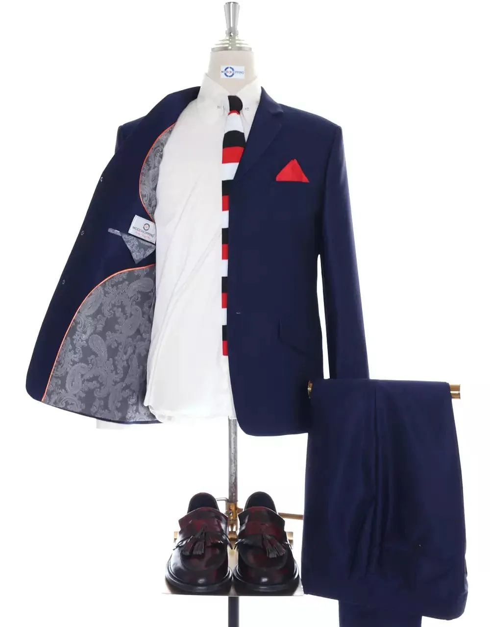 Tonic Suit | 60s Mod Fashion Navy Blue Men Suit