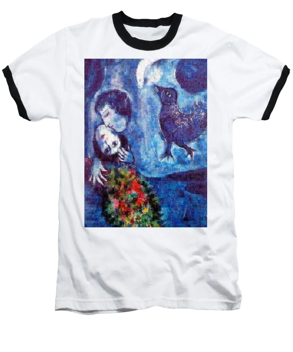 Tribute to Chagall . 4 - Baseball T-Shirt