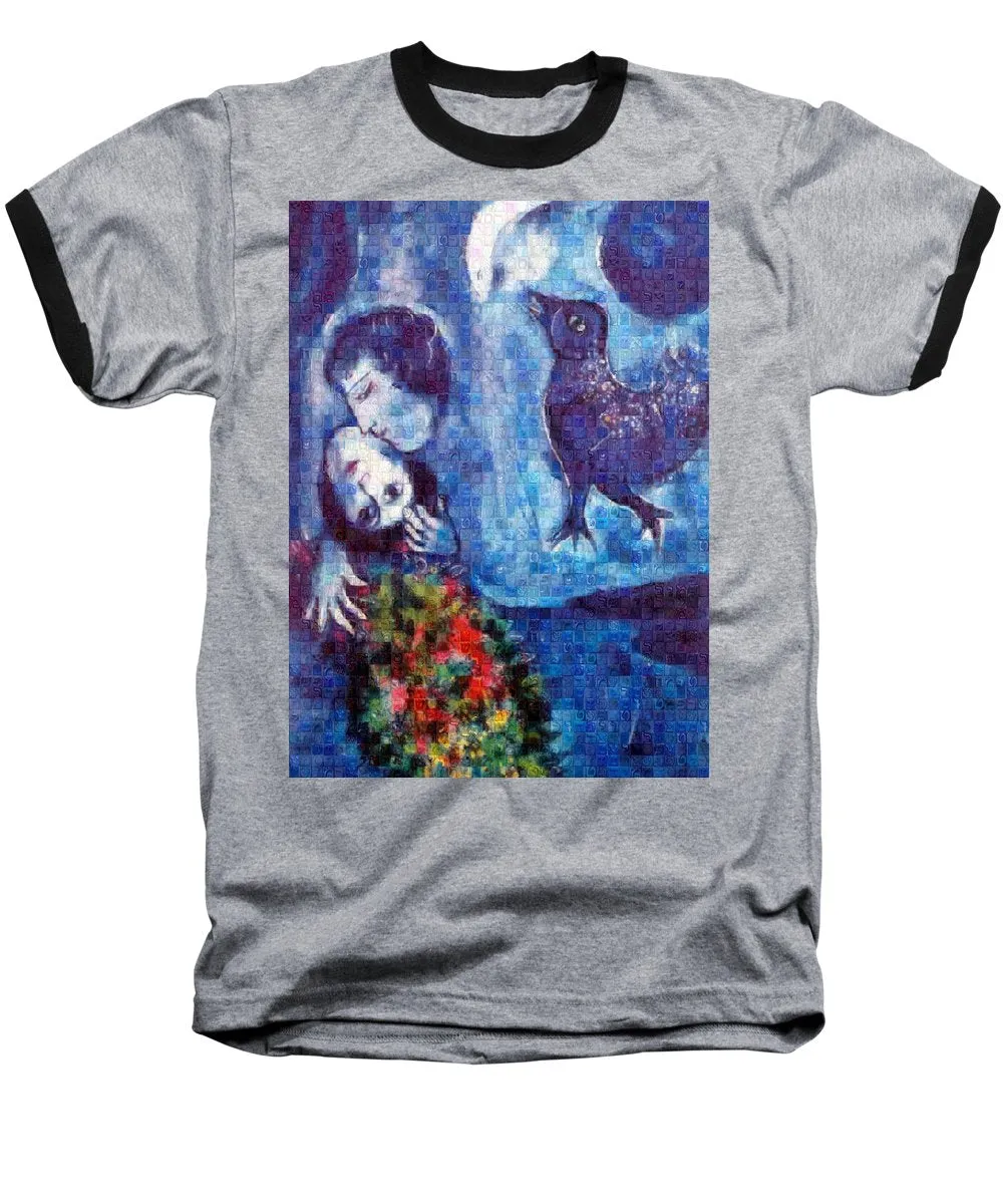 Tribute to Chagall . 4 - Baseball T-Shirt