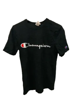 Vintage Black Champion T-shirt X-small