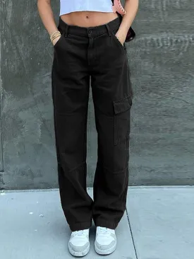 Vintage Military Cargo Pants for Women