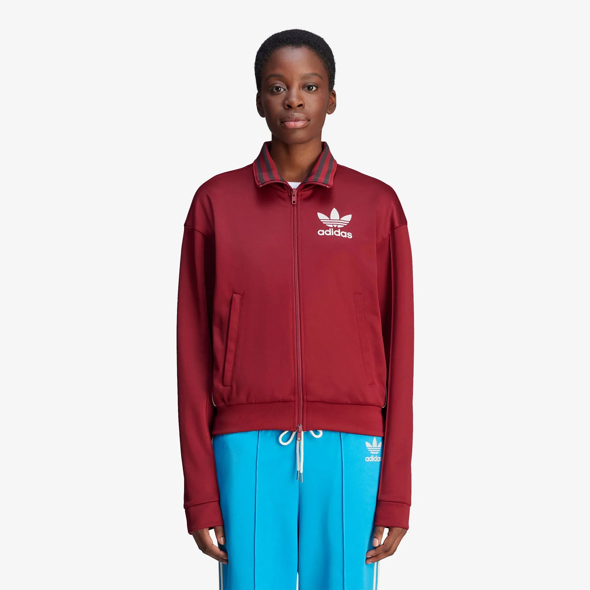 Wales Bonner x Women's Track Top Collegiate Burgundy