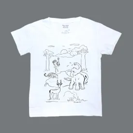 Wild by the Waterhole (Elephant) - DIY Color-it-ful T-shirts