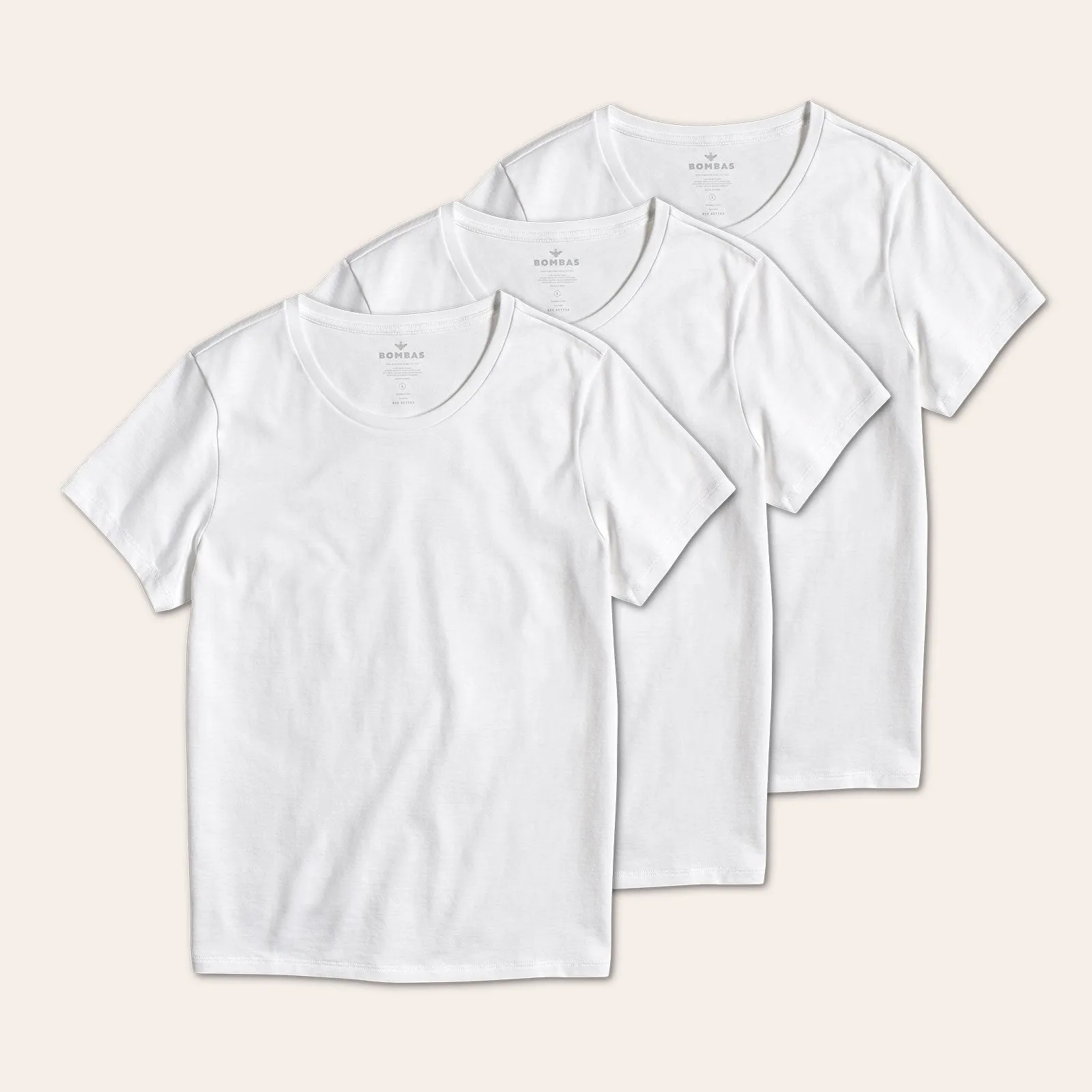 Women's Pima Cotton Crew Neck T-Shirt 3-Pack