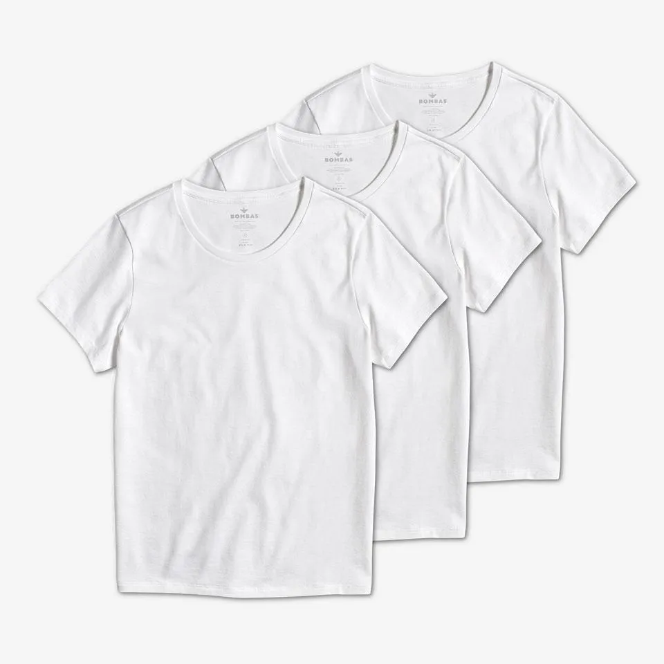 Women's Pima Cotton Crew Neck T-Shirt 3-Pack