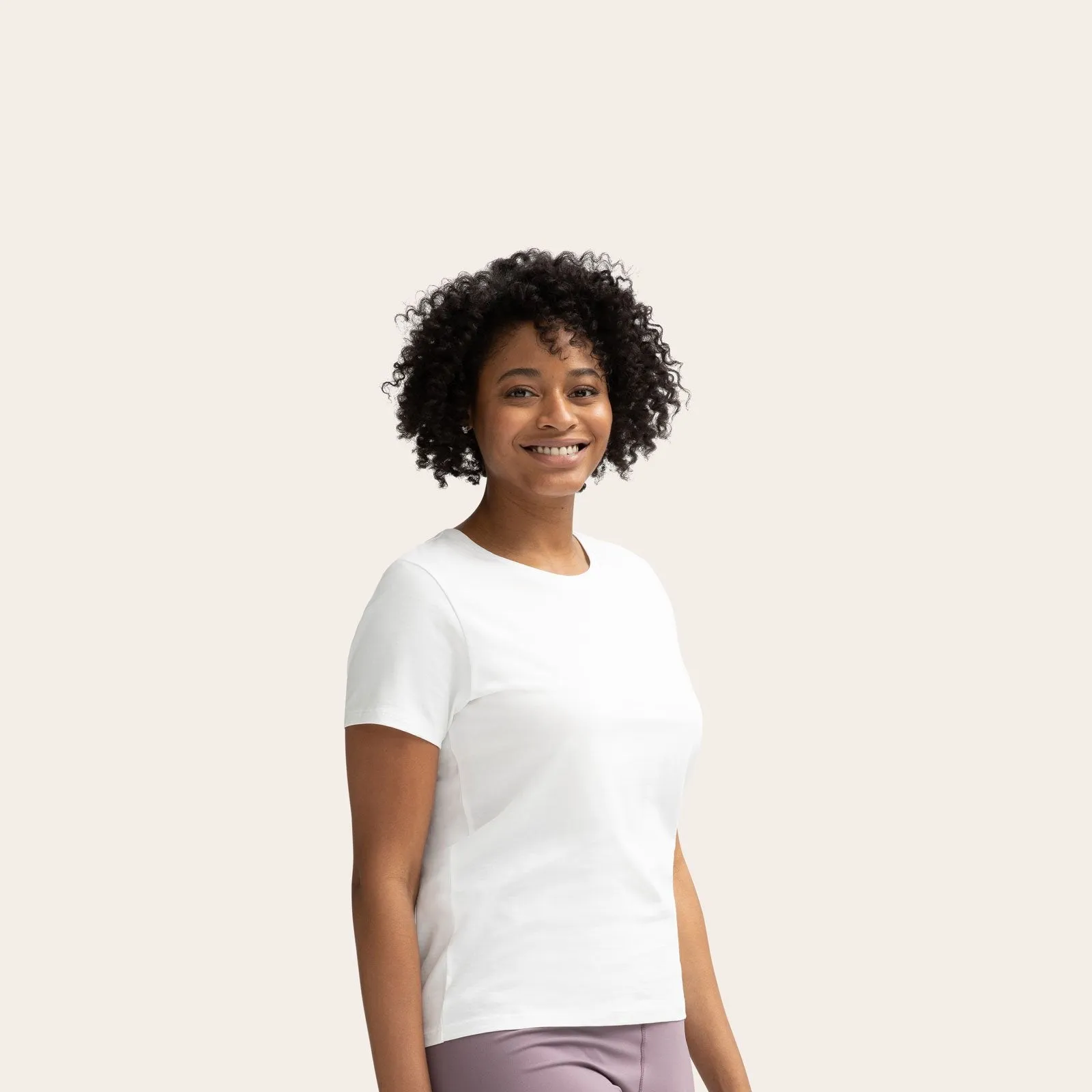 Women's Pima Cotton Crew Neck T-Shirt 3-Pack