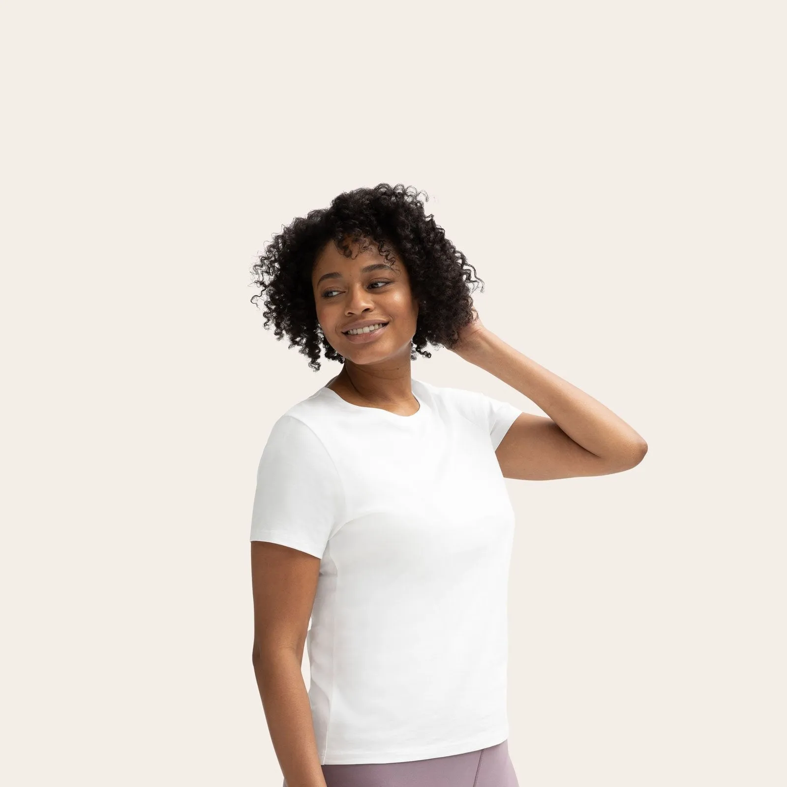 Women's Pima Cotton Crew Neck T-Shirt 3-Pack