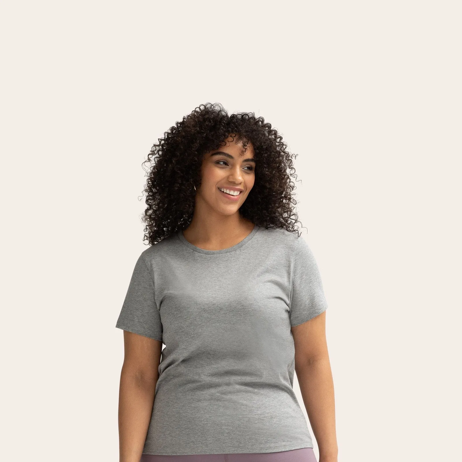 Women's Pima Cotton Crew Neck T-Shirt 3-Pack