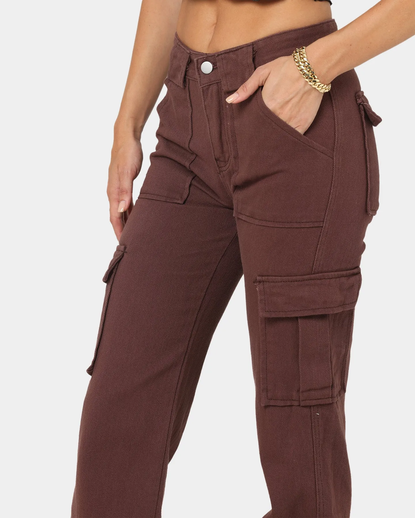 XXIII Women's Tonala Cargo Pants Brown