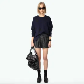 Zadig & Voltaire Markus Stars Lurex Sweater - Encre